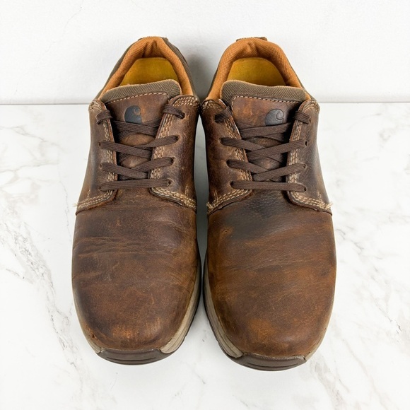Carhartt Men's Brown Suede Oxford Work Shoe Sz 8 - Picture 4 of 12